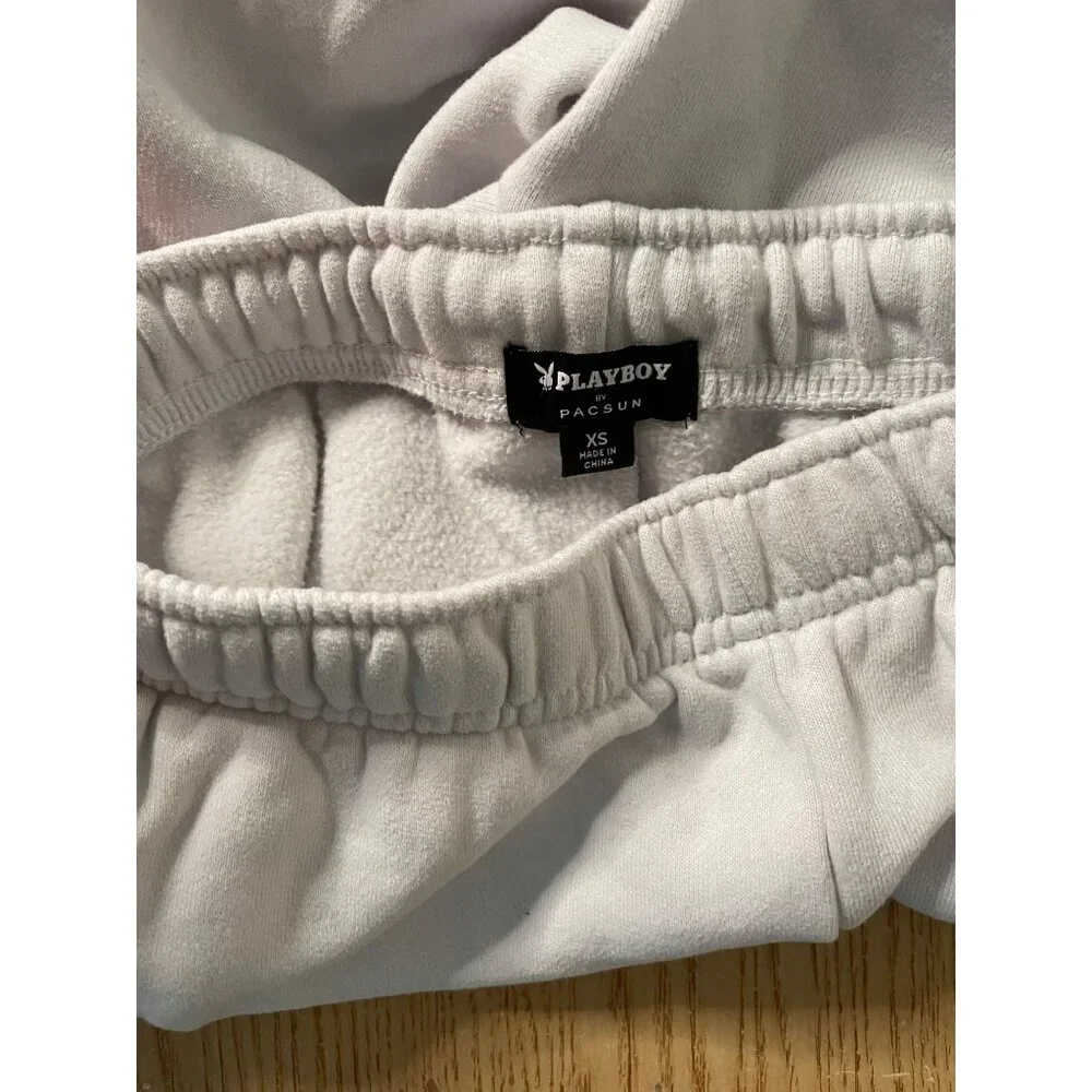 Womens Playboy Sweatpants Off White size Xs
